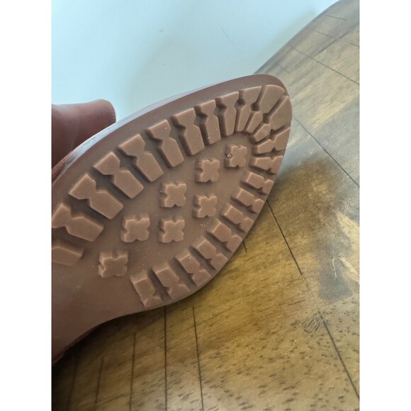 Madewell Womens Rosie Boots Size 8.5 Cognac Tan Leather Block Heel Ankle Booties - Picture 13 of 13